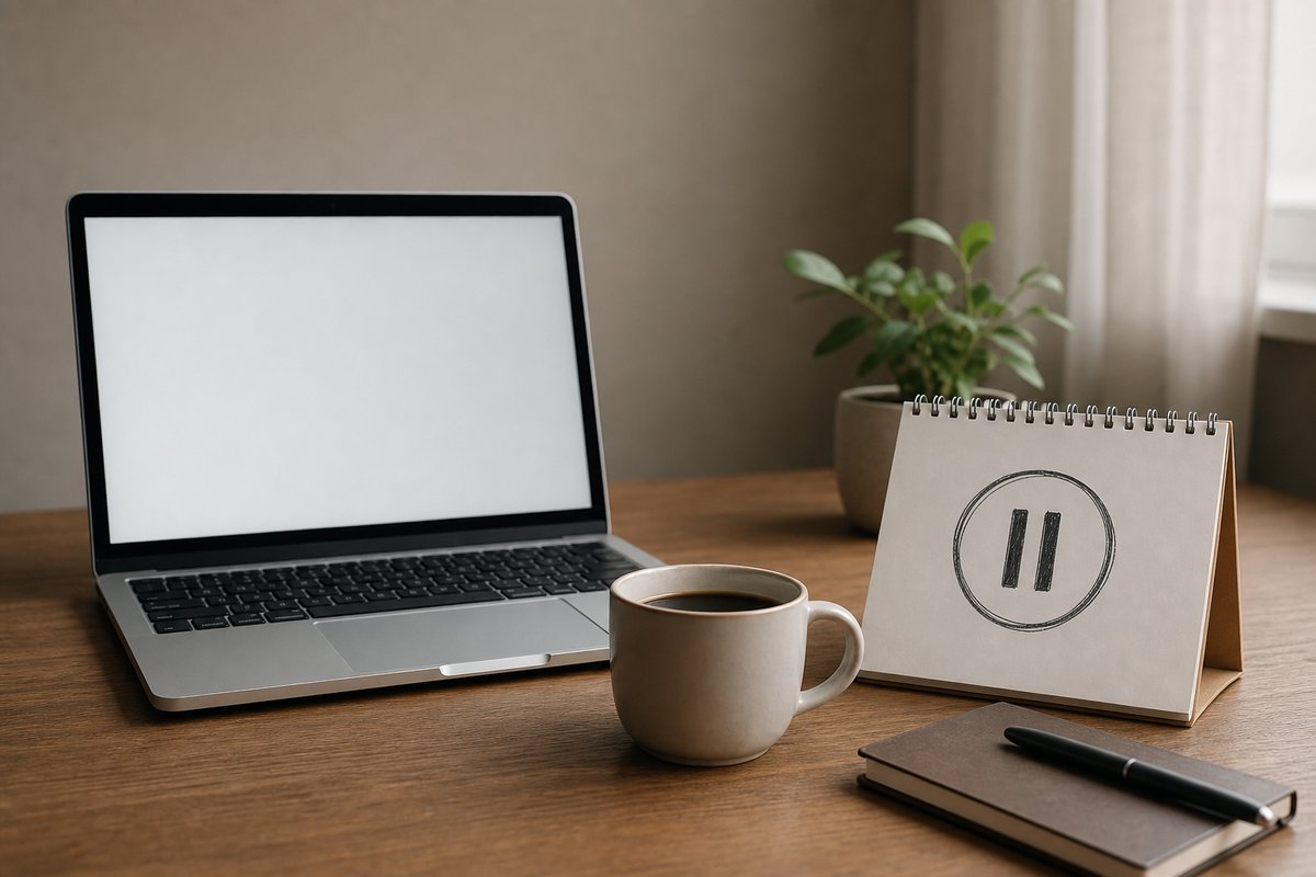 Desk calendar suggesting a pause Shopify subscription workflow