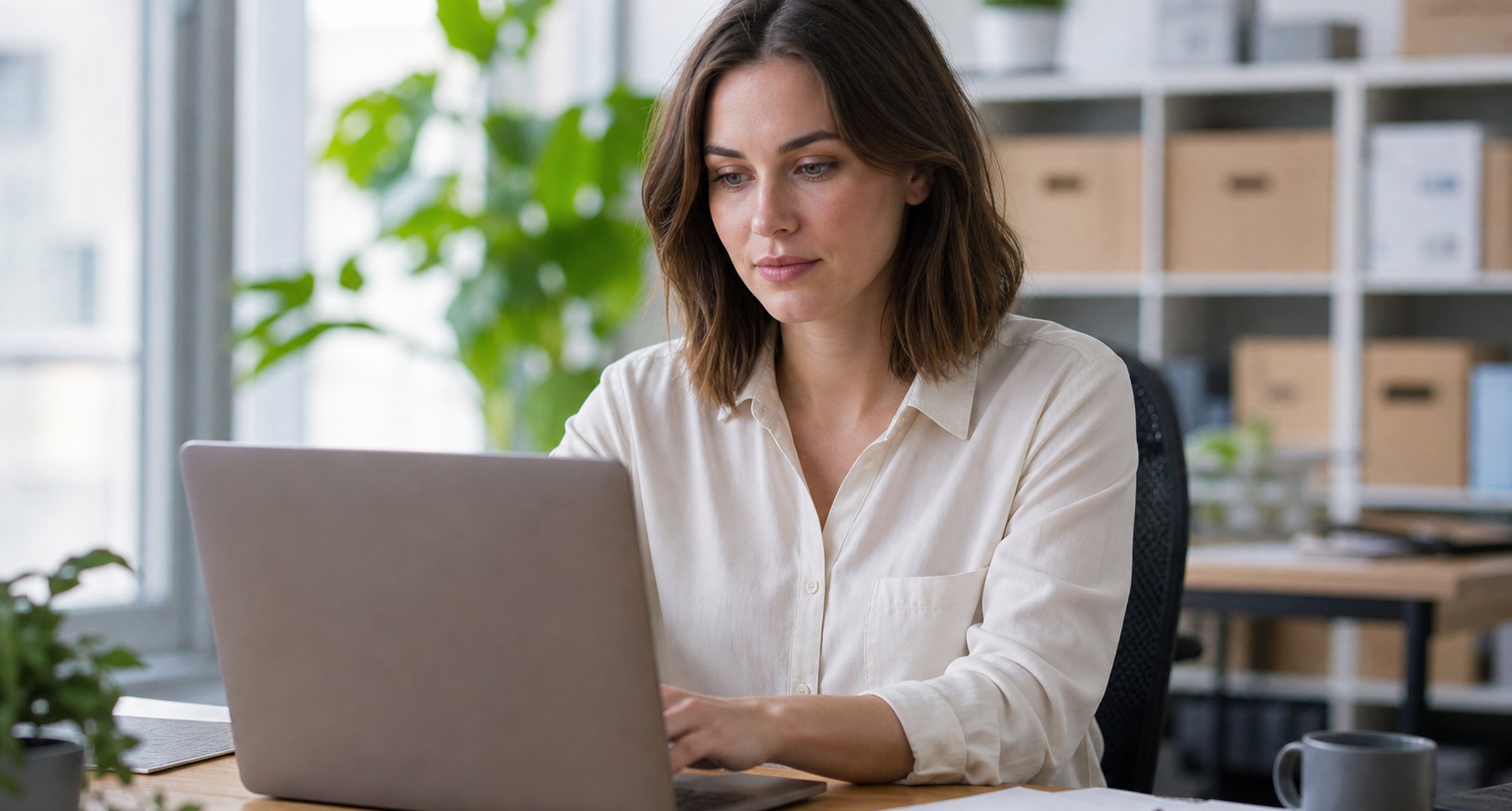 Merchant managing pause Shopify subscription settings on a laptop