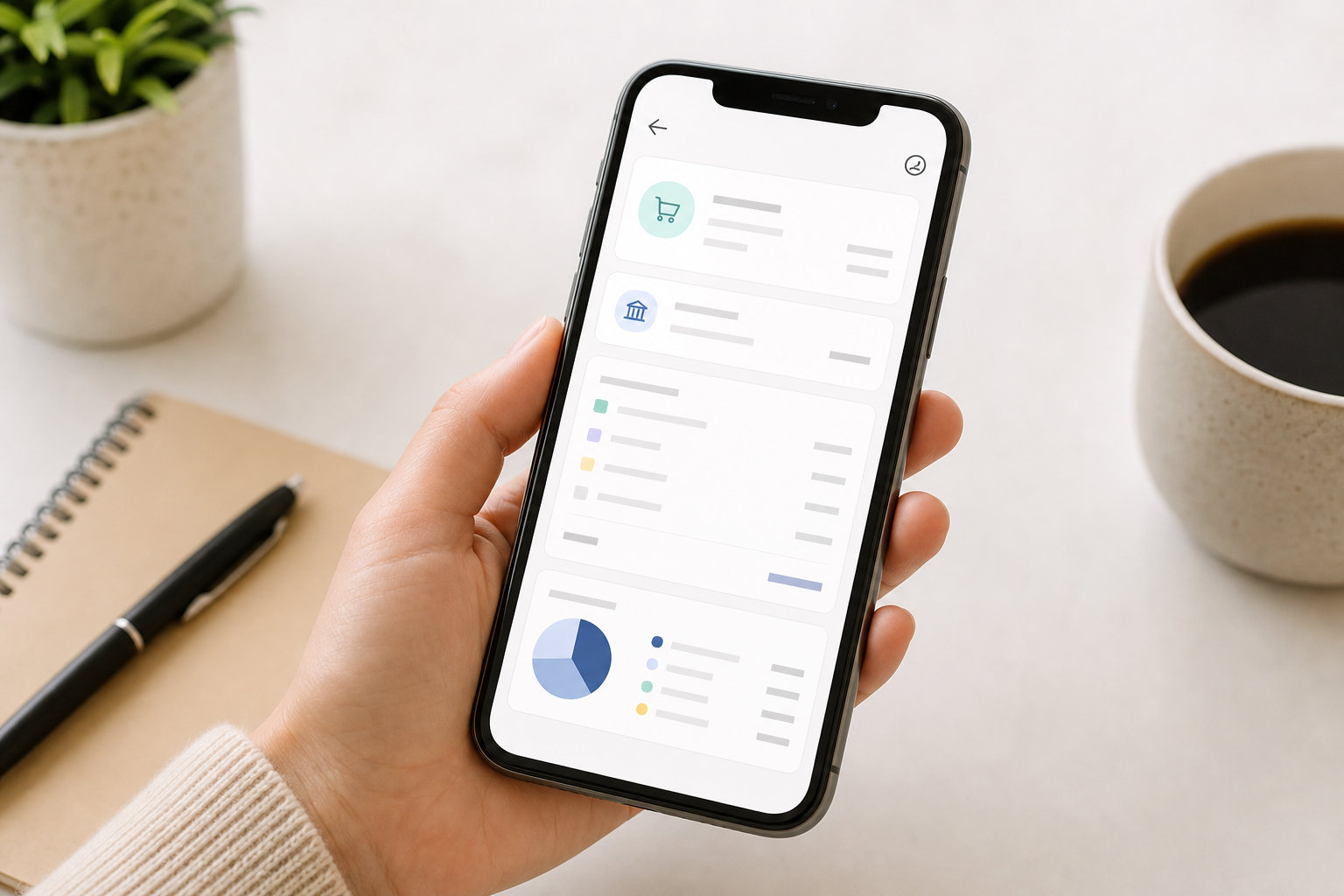 Smartphone showing PayPal transaction fee summary