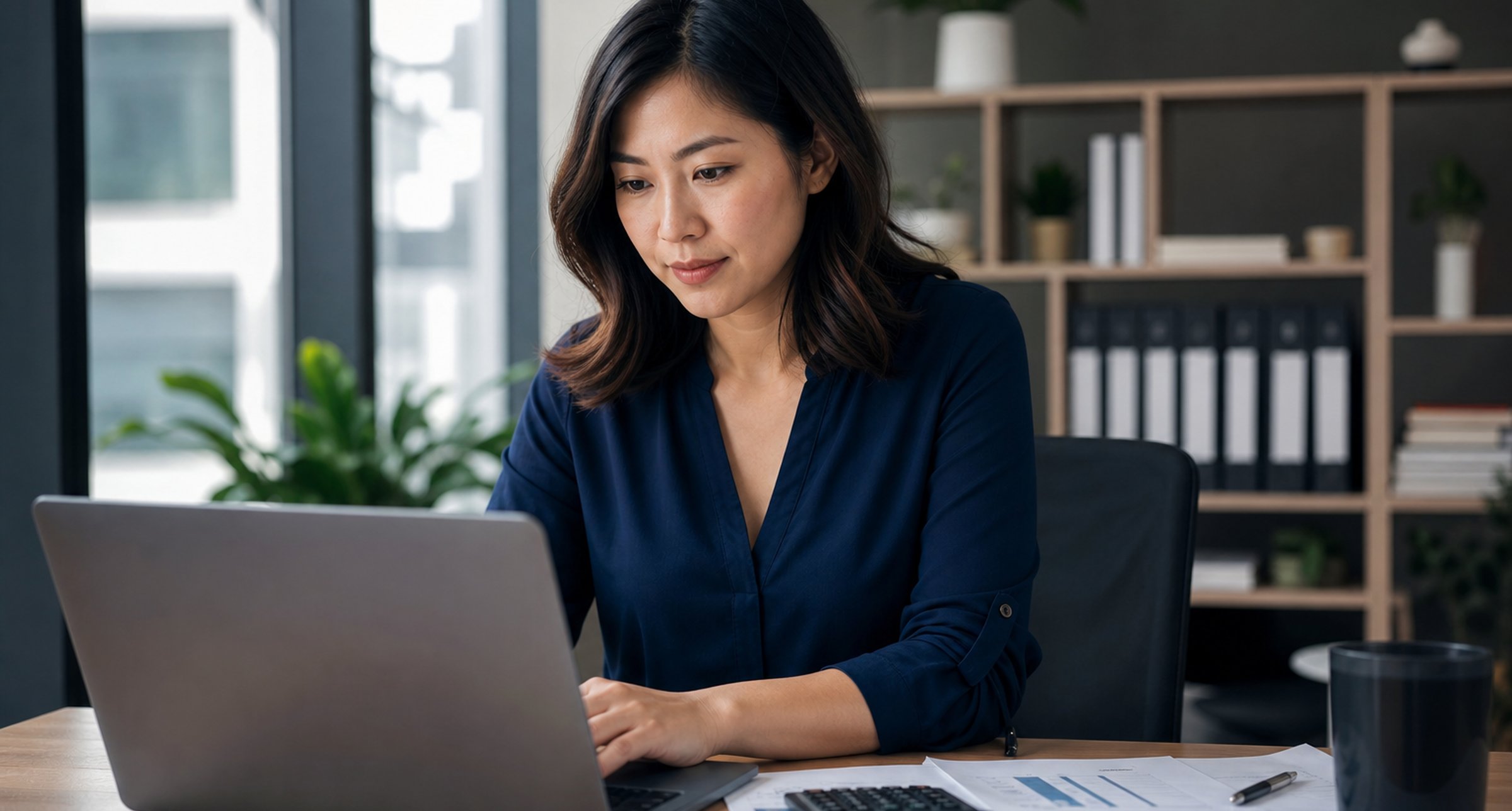 Operator reviewing recurring billing and subscription management on a laptop