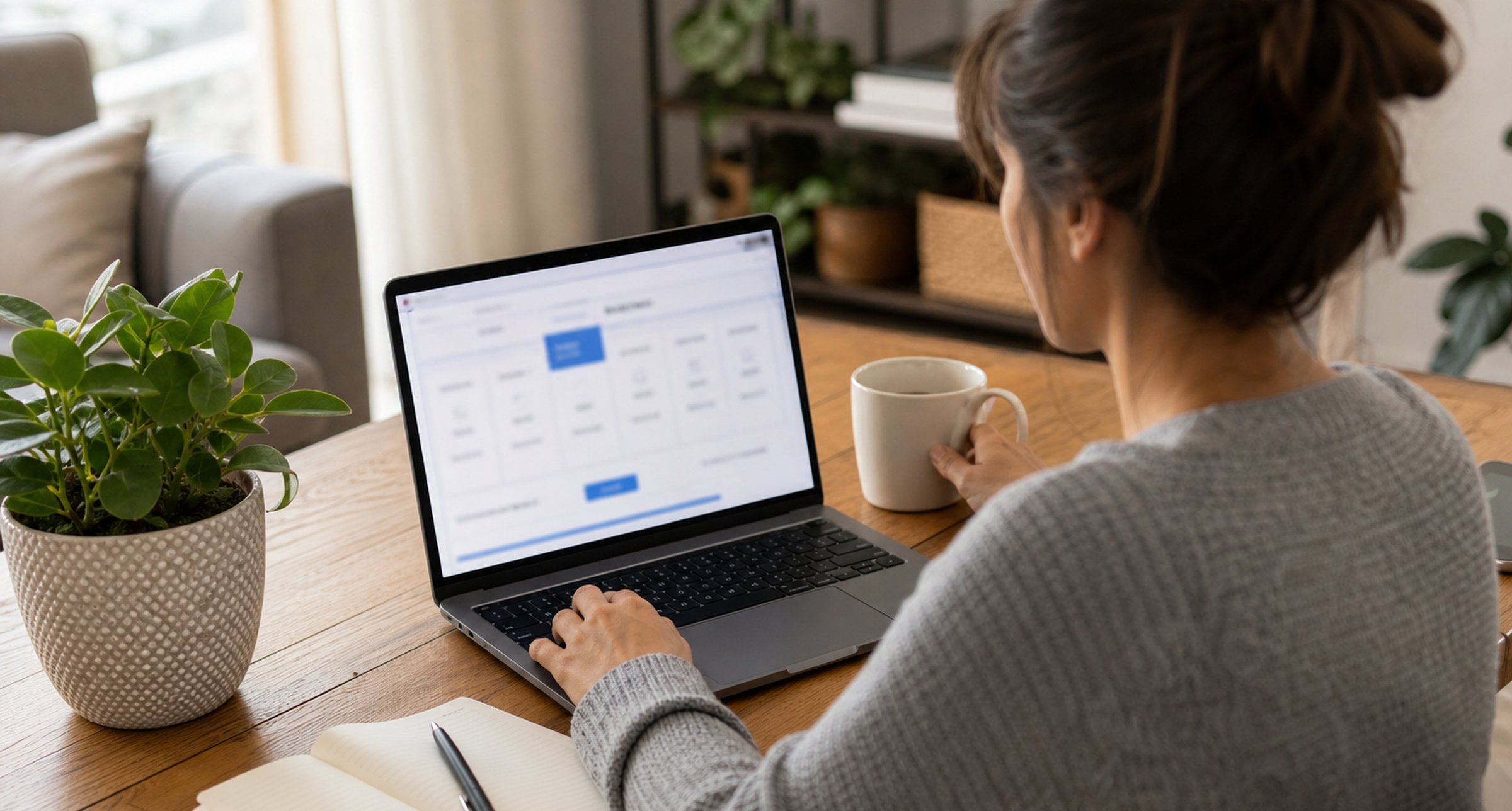 Customer updating subscription plan in a self-service center