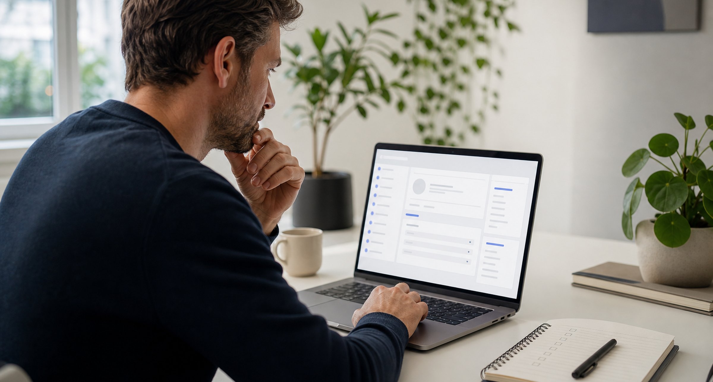 Merchant reviewing Shopify cancel subscription compliance on a laptop