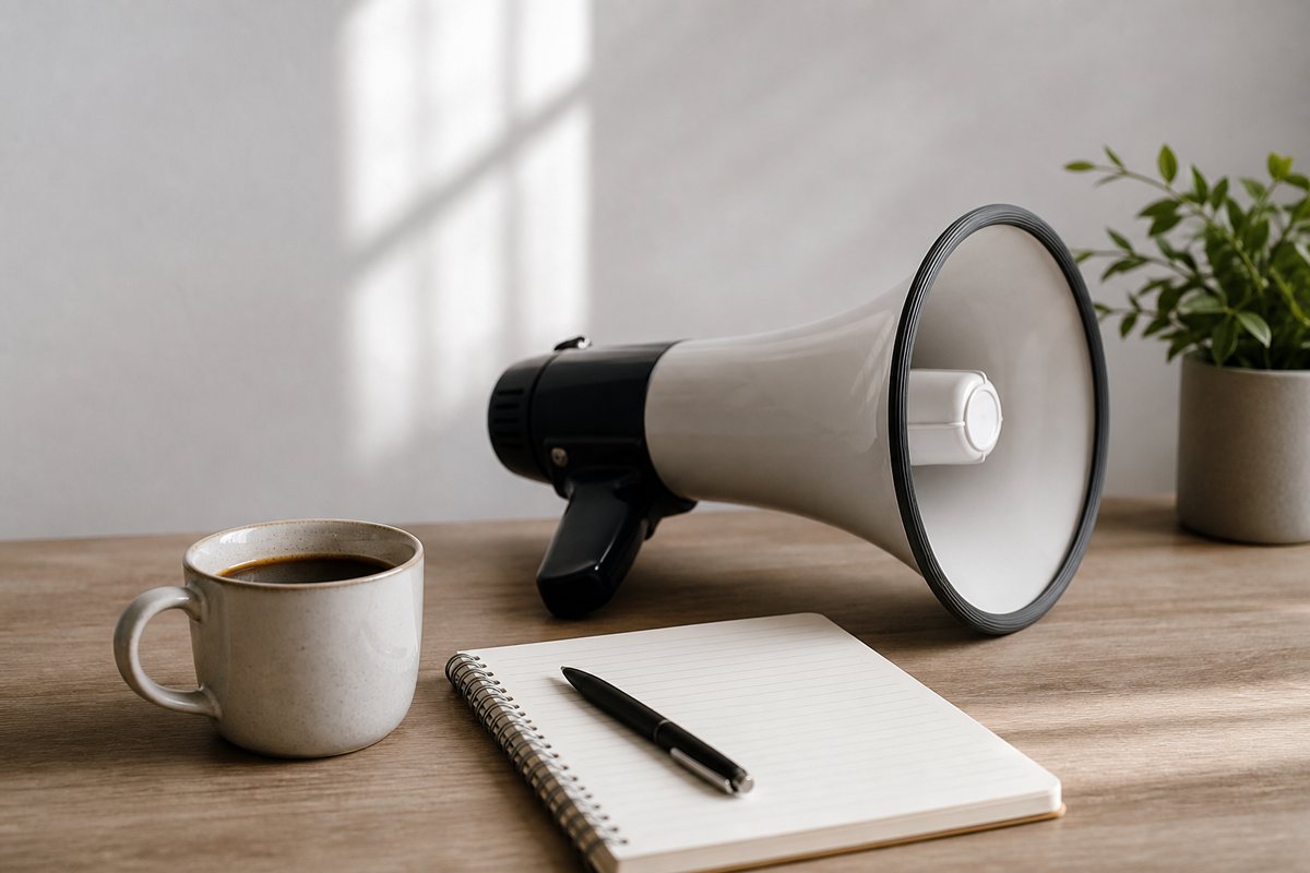 Desk setup suggesting subscription customer acquisition campaigns