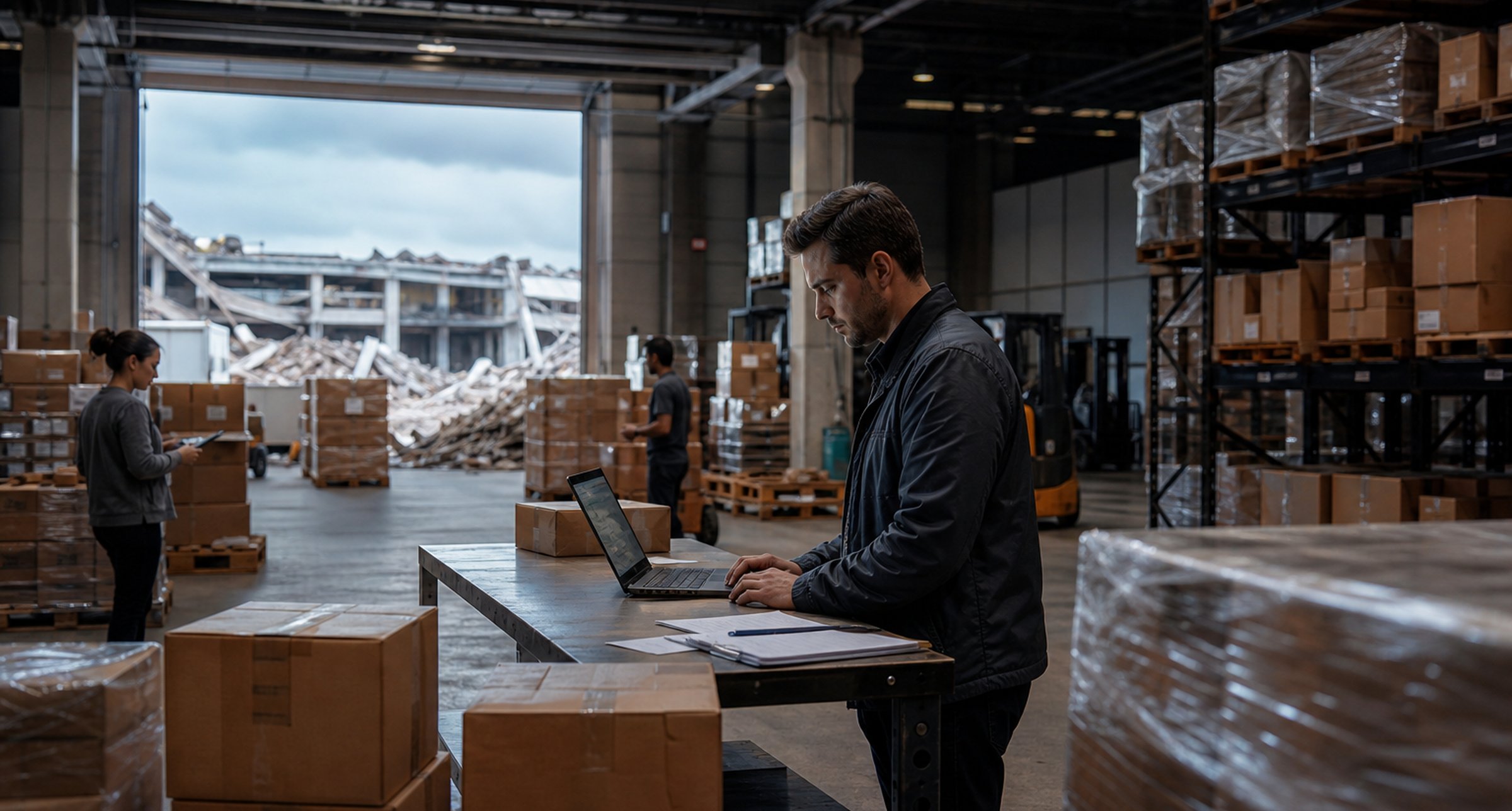 Warehouse resilience suggesting subscription continuity after disruption